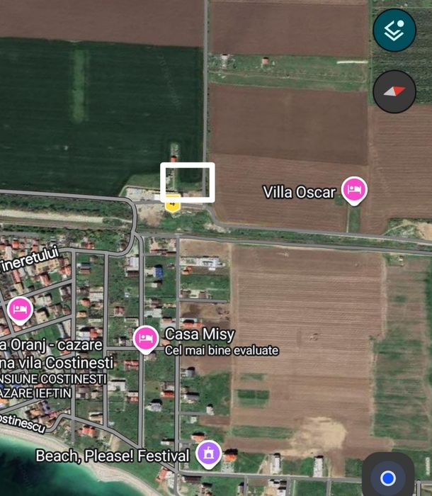 Teren Extravilan 500mp Costinesti