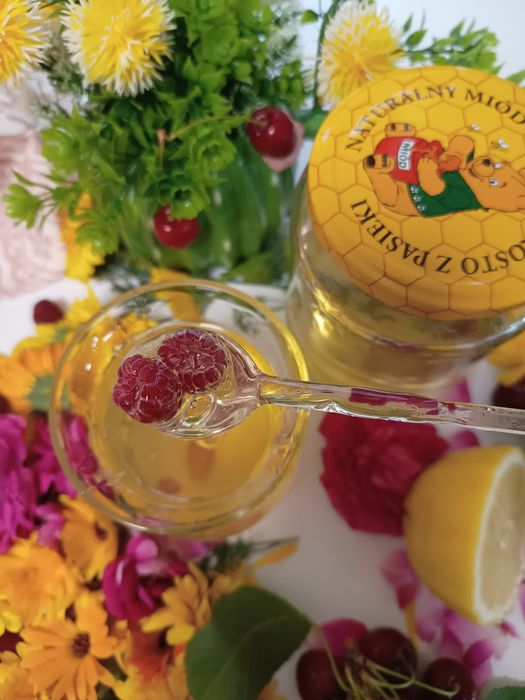 Miere de albine si polen proaspat de primavara din stupina proprie