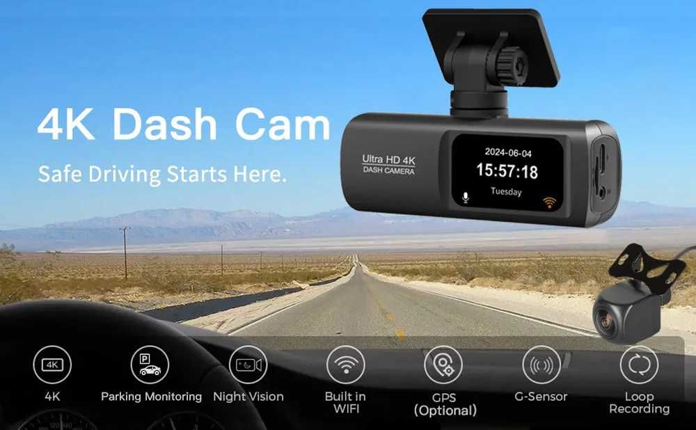 Camere auto Discovery 4k fata -spate si wi fi garantie 1 an