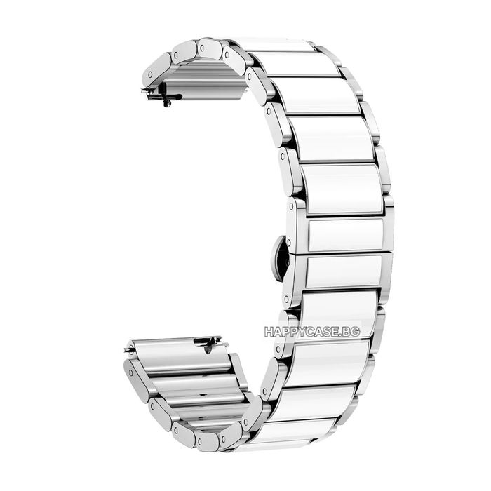 18 mm CERAMIC STEEL Керамична каишка верижка за Huawei Watch GT6 41 / GT5 Pro 42 / GT5 41 / GT4 41 / Watch 5 42 mm