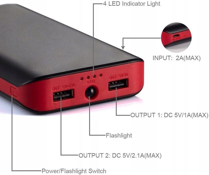 Baterie externa 25.000mAh