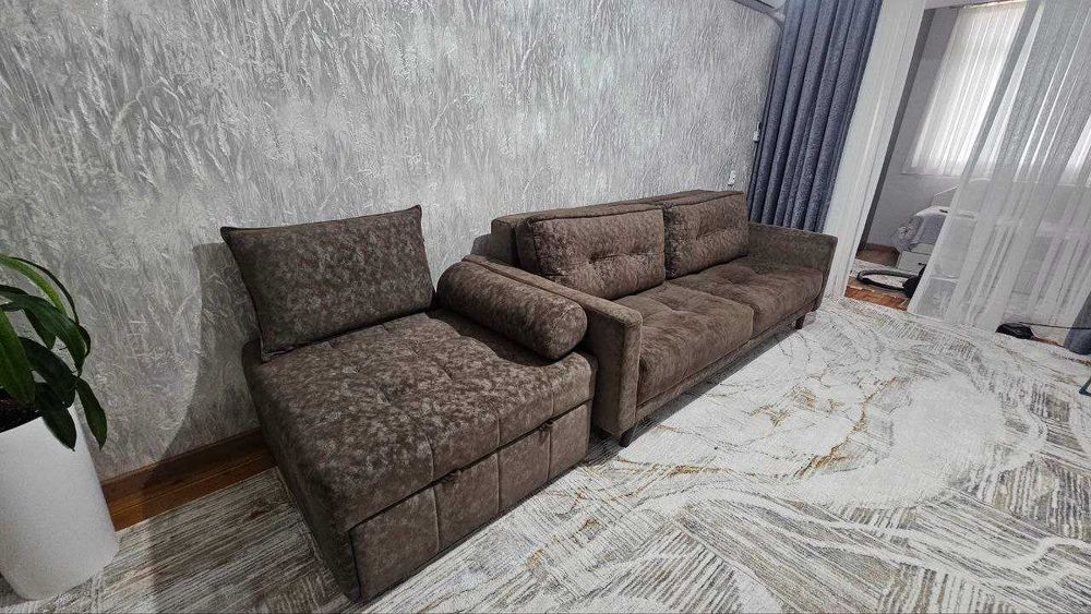 Продаю диван и пуфик. Новый