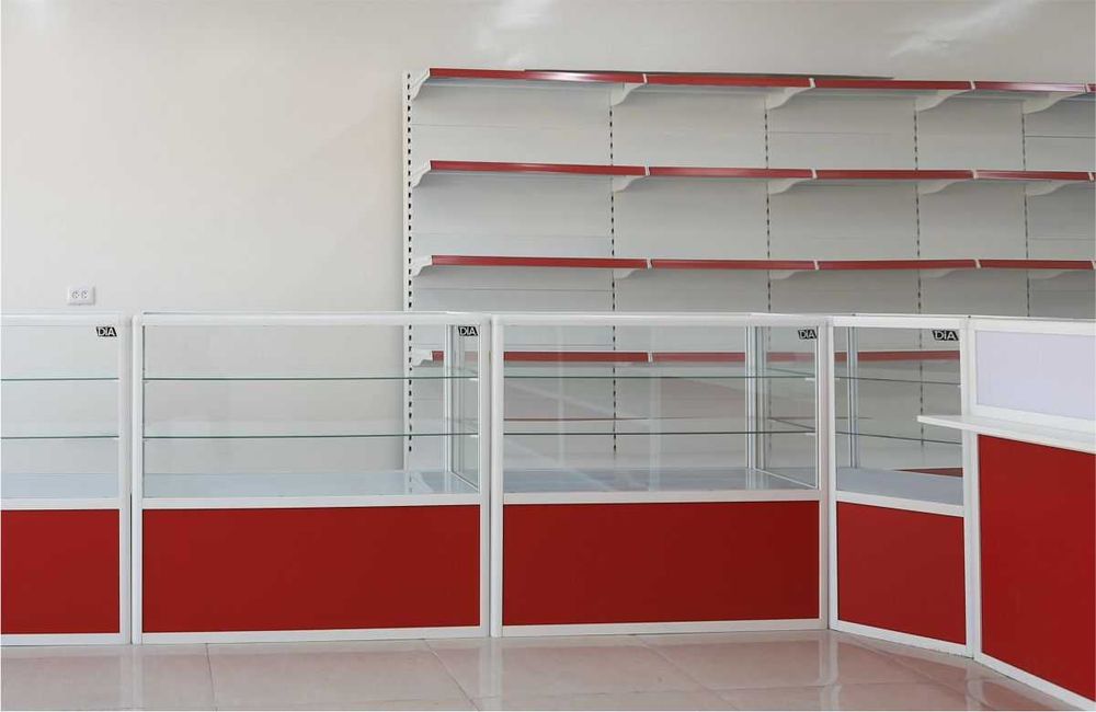 Прилавок витрина, стеклянная, metal oynaly vitrina va prilavkalar