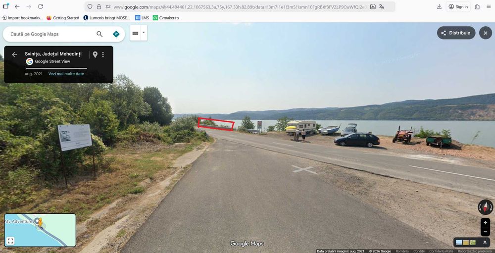 Vând teren intravilan in Svinita, iesire la dunare, utilitati