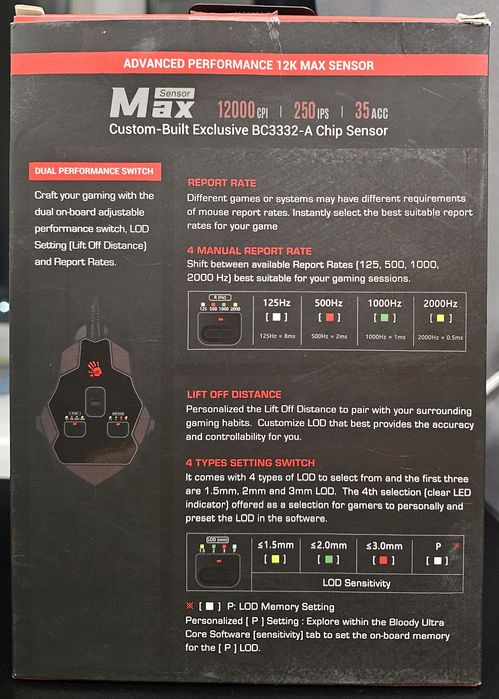 A4Tech Bloody V8M Max Black (Activated)