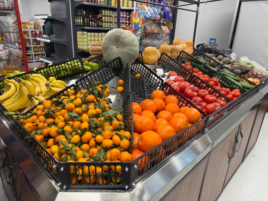 Meva-sabzavotlar uchun stellajlar | Стеллажи для фруктов и овощей