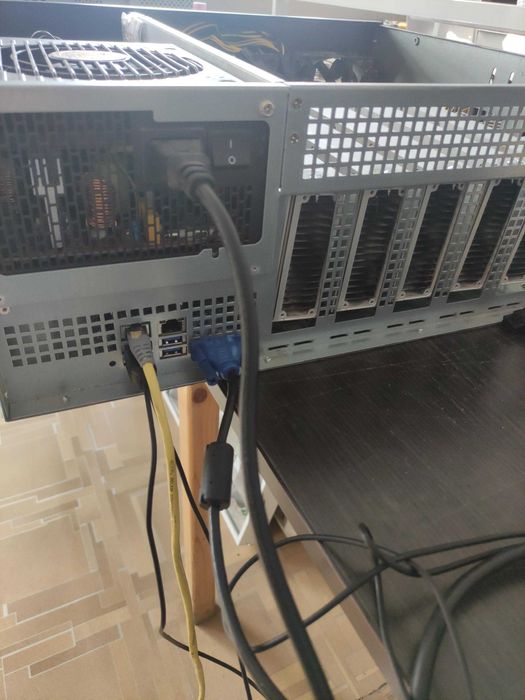 5× NVIDIA CMP 170HX HBM2e CUDA Vector Search / AI Compute Node