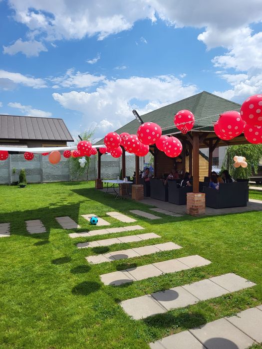 Curte cu loc de joaca de inchiriat