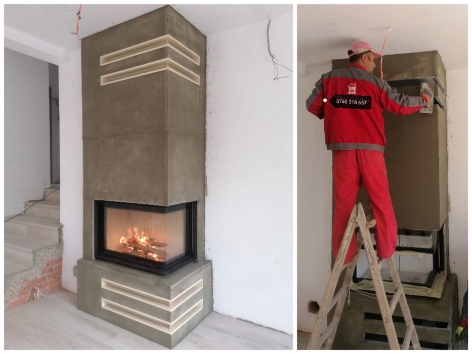 Șeminee - Focare PRO - Finisaje - Montaj Șemineu