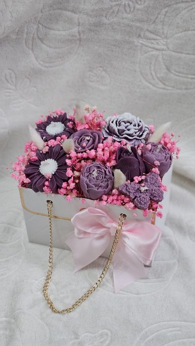 Букет от свещи за подарък