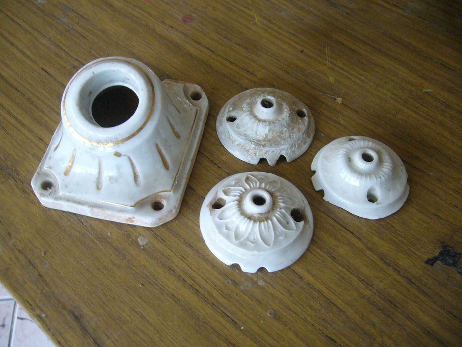 Старинни СТЪКЛЕНИ  Абажури