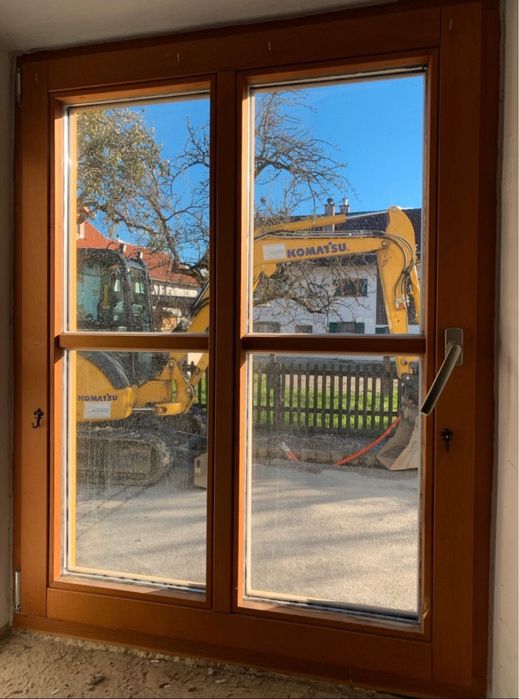 FEREASTRA PREMIUM LEMN ALU geam termopan obloane H 122 x L 96 , 138