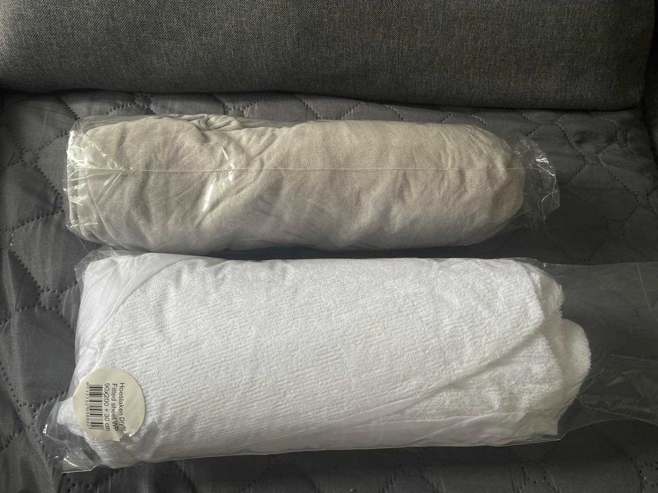 Чаршаф с ластик, размер 90x200 см, +30 см.