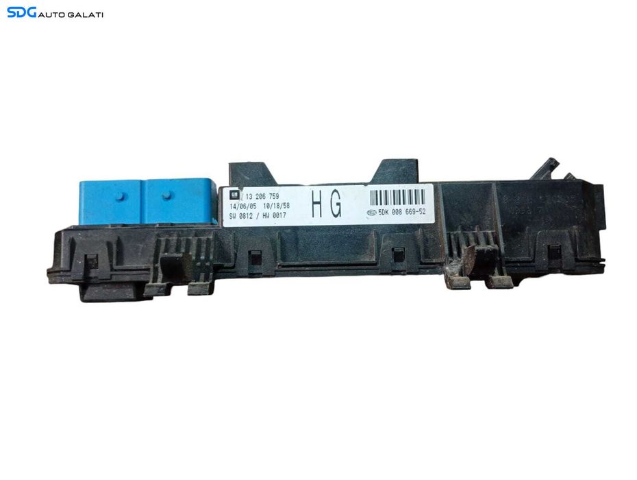 Panou Tablou Sigurante Opel Zafira B 2005 - 2011 Cod 13206759 5DK008669-52 [MA0113]