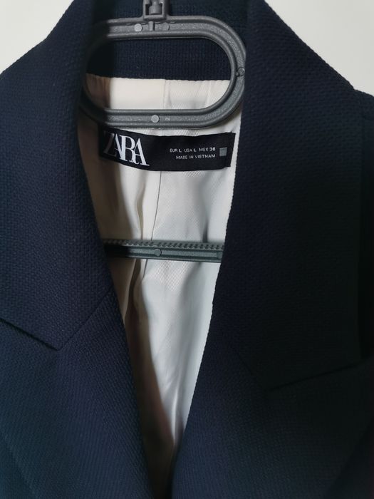 Дамско сако ZARA, тъмносин цвят, размер L