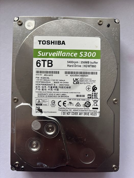 Pachet HDD-6 TB,6 TB, 3 TB, 1TB , 1 TB , 3 TB, 2TB