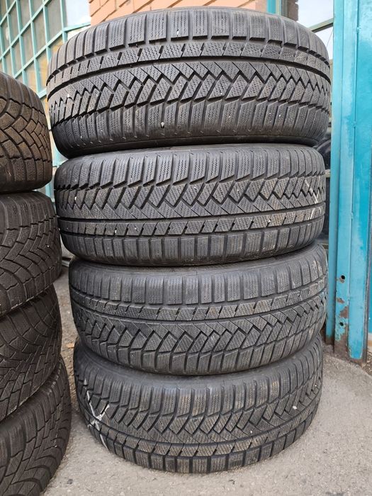 Продавам 4 зимни гуми 215/50/18 Continental