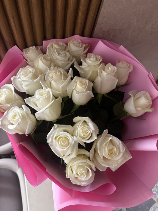 Метровые розы свежие