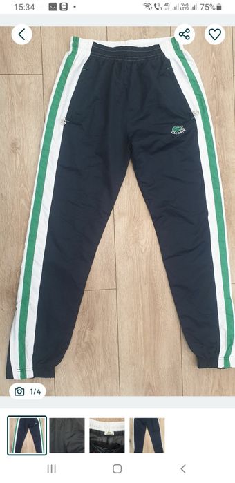 Pantaloni sport din fas Lacoste