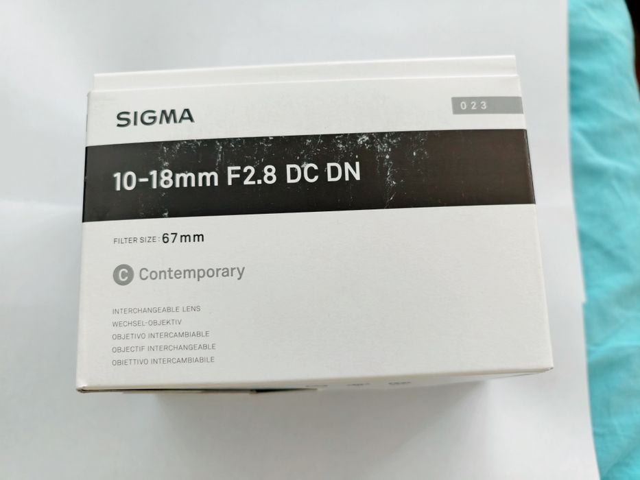 Продавам обектив Sigma 10 -18 f2.8 за Sony