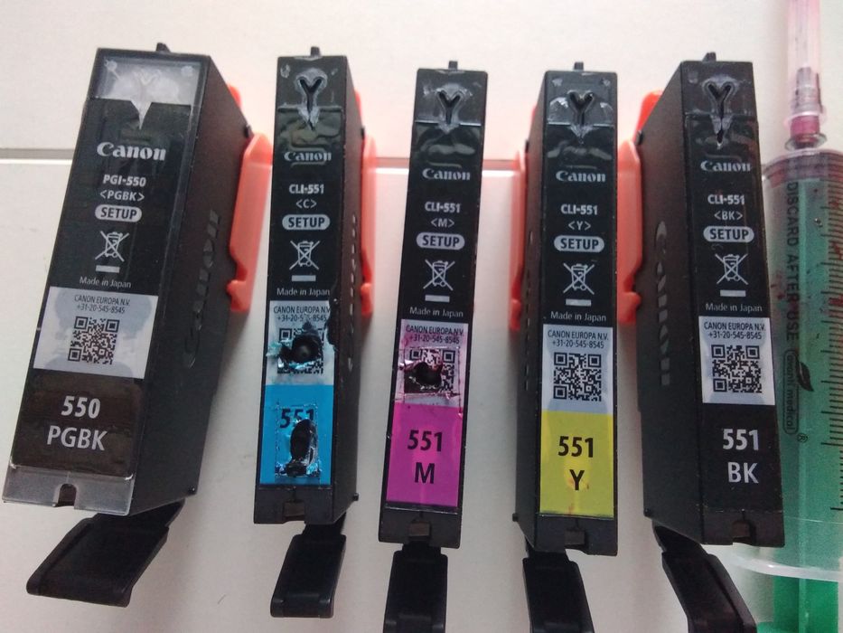 Празни касети за принтери канон-за презареждане в домашни условия