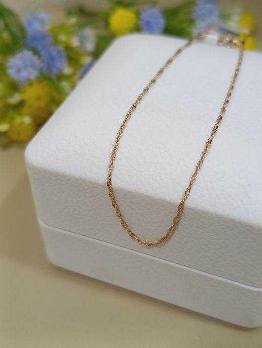Yengi tilla braslet 585 proba