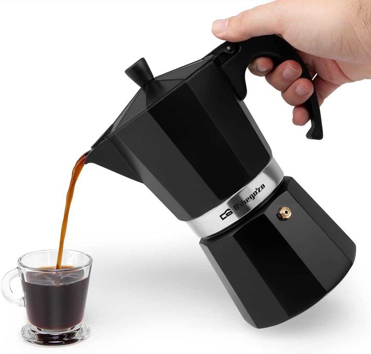 Orbegozo KFN 910 Италианска алуминиева кафемашина, капацитет 9 чаши