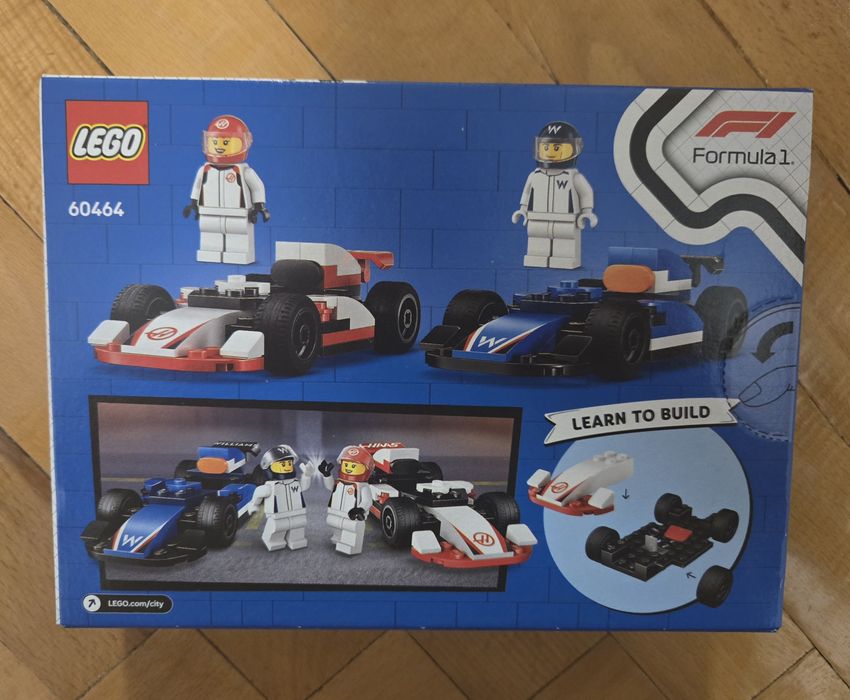 LEGO City - Masini de curse F1 Williams Racing si Haas F1 60464 NOU