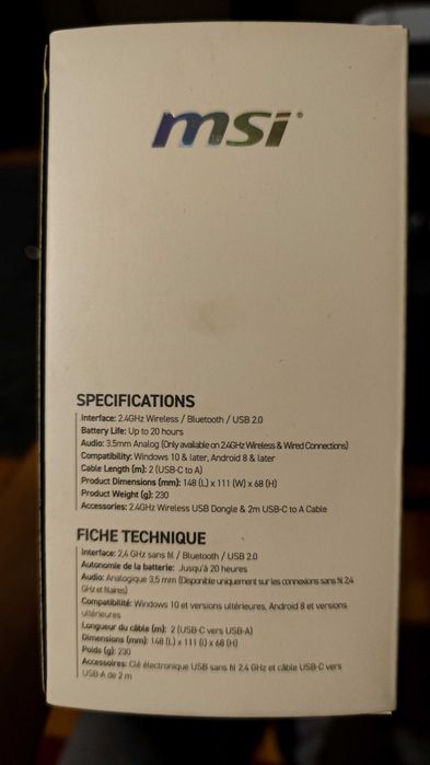 НОВЫЕ! Продам игровые Геймпад MSI Force GC300 W WIRELESS