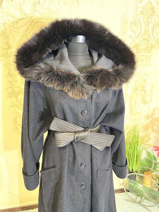 Palton din 100% alpaca marimea L