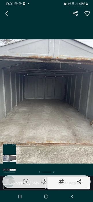 Garaj sotiladi. Temirdan. Mustahkam