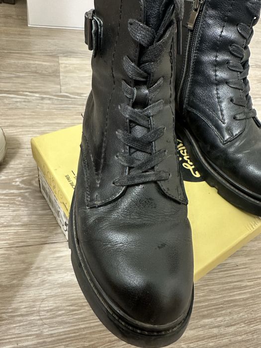 Кожаные ботинки 34 р