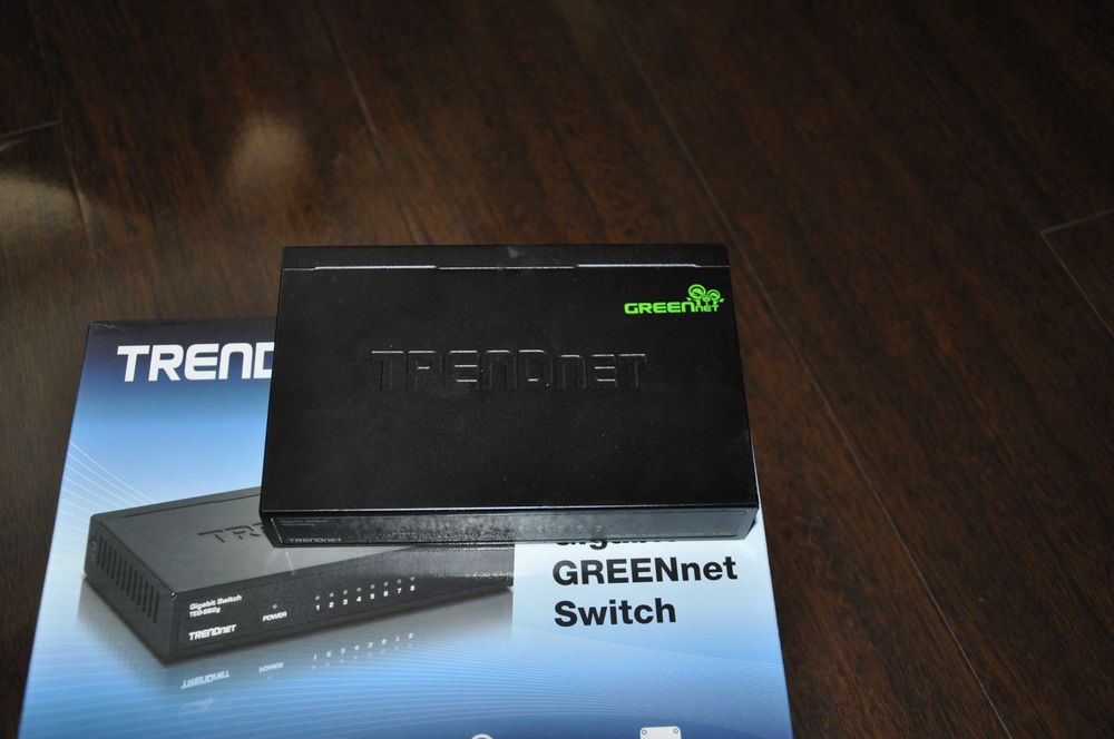 8 port gigabit greennet Trendnet noi