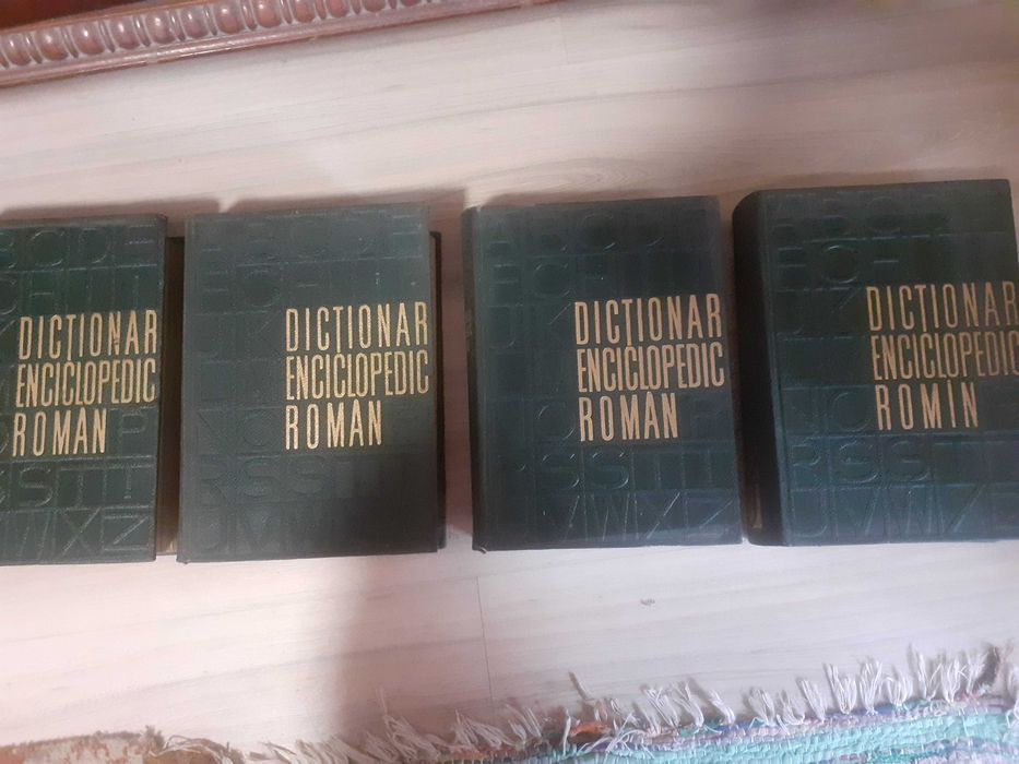 Dictionar enciclopedic roman  volum 1.2.3.4