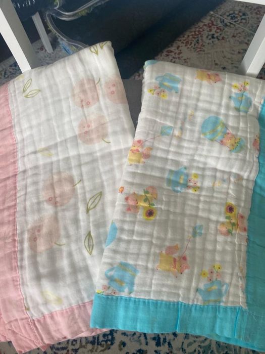 Муслин.Одеяло-плед детский