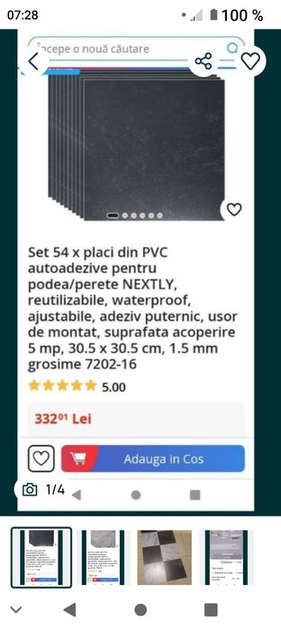 Vând plăci vinil autoadezive