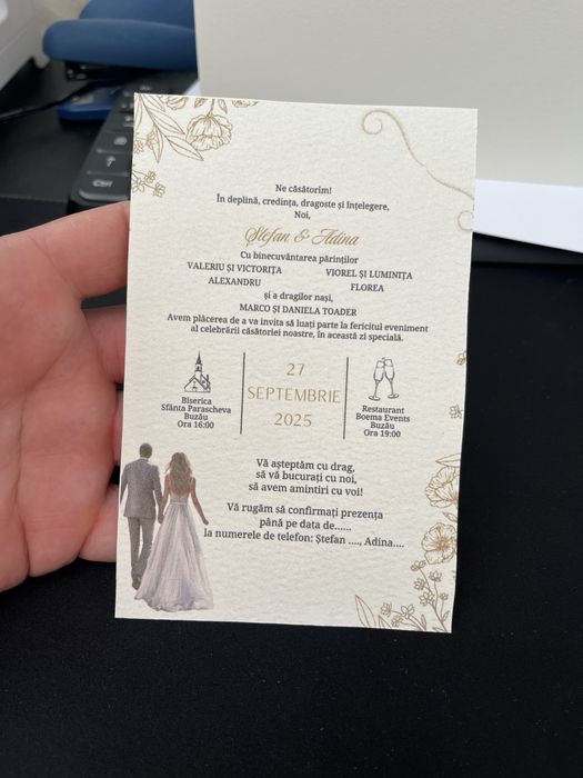Invitatii nunta la 1 leu