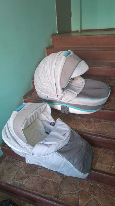 Бебешка количка ADAMEX Vicco Grey 2 в 1