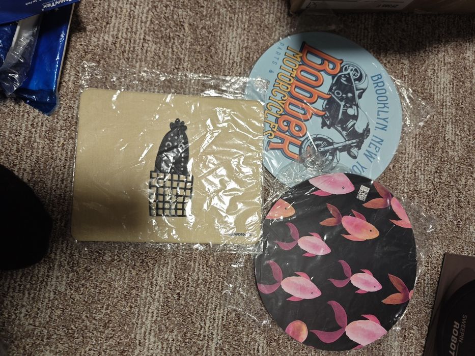 Mauspad rotunde și pătrate