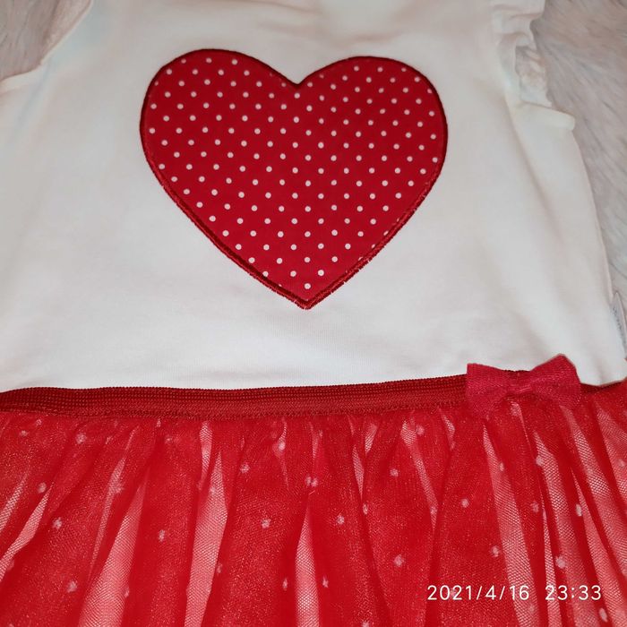 Боди  с сердцем и юбочкой. *д530