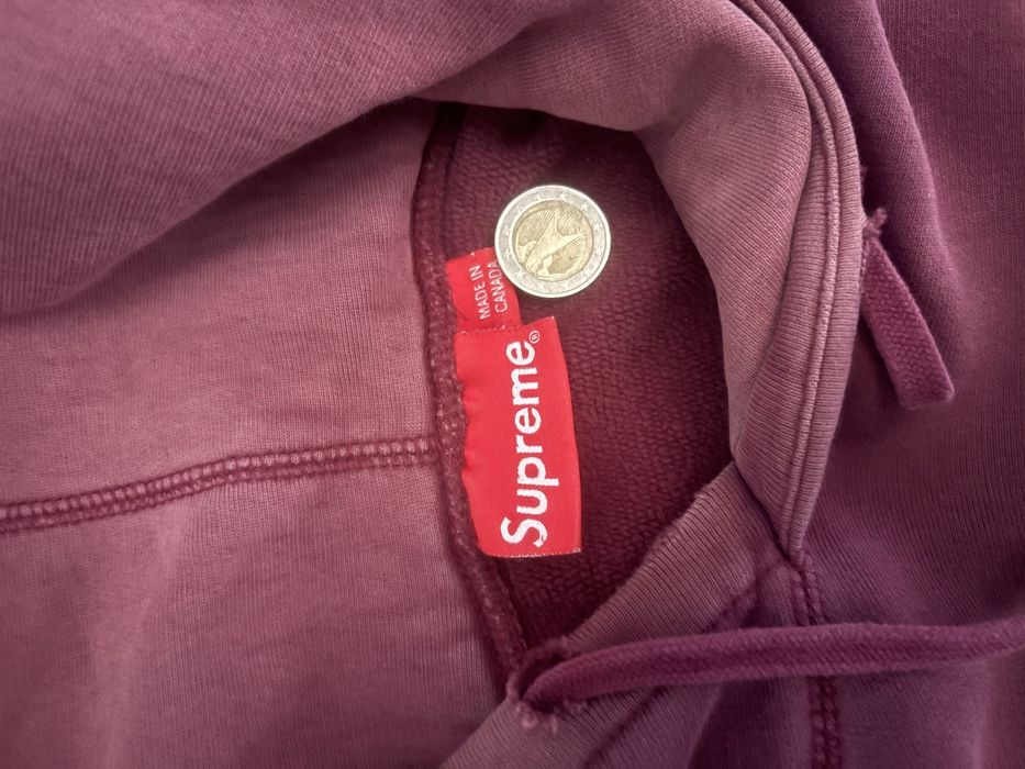 Supreme Box Logo Hoodie Burgundy FW11 Large цената е по договаряне !!!