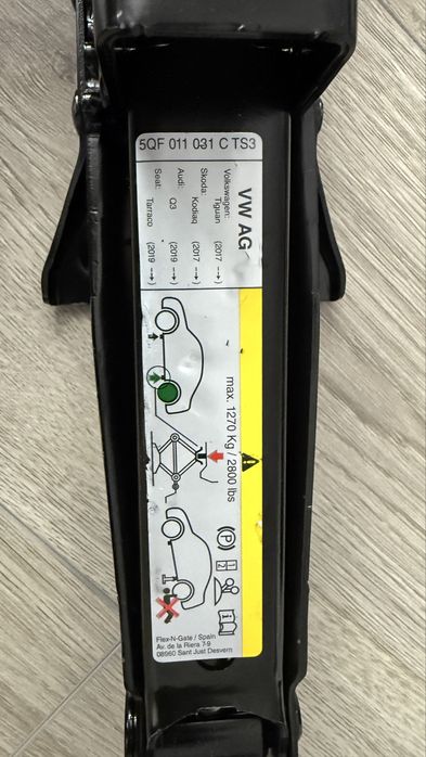 Roata rezerva slim Vw Tiguan 145/85R18 cu cric 5QF601027C