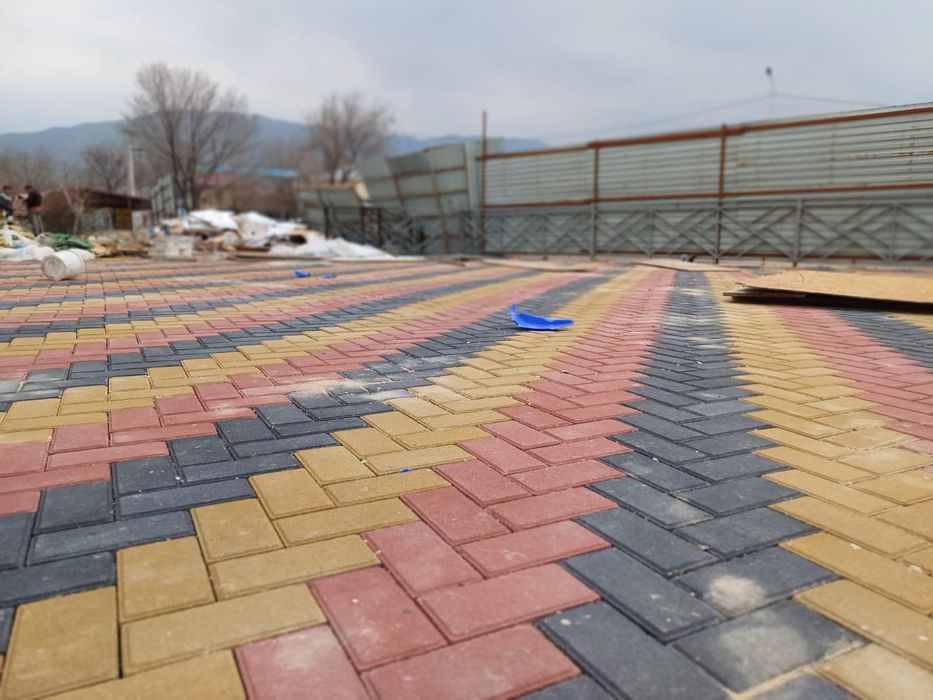 Укладка брусчатки