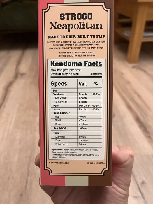 Krom Strogo Neapolitan Kendama