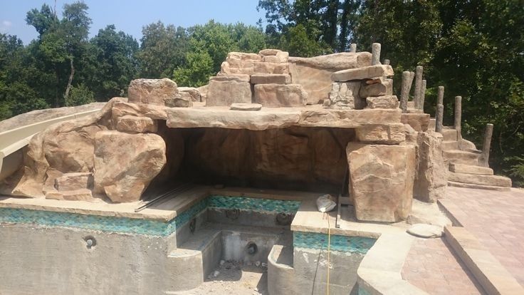 Водопады скала sharshara vodopad