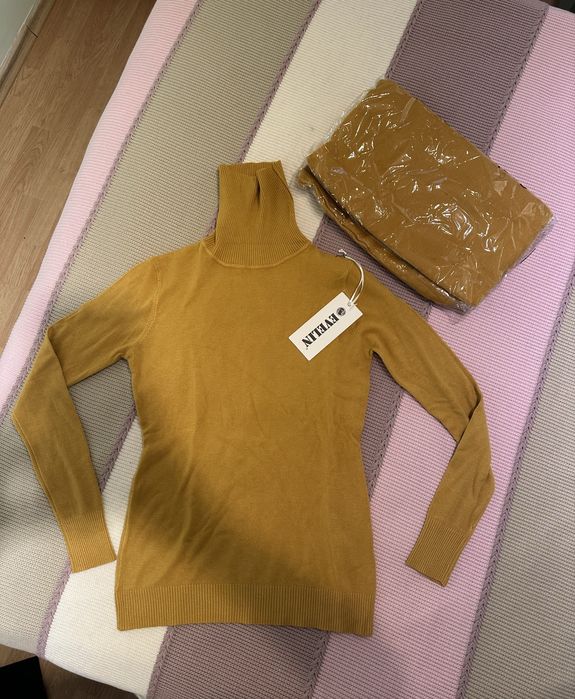 Поло и Шал - цвят горчица