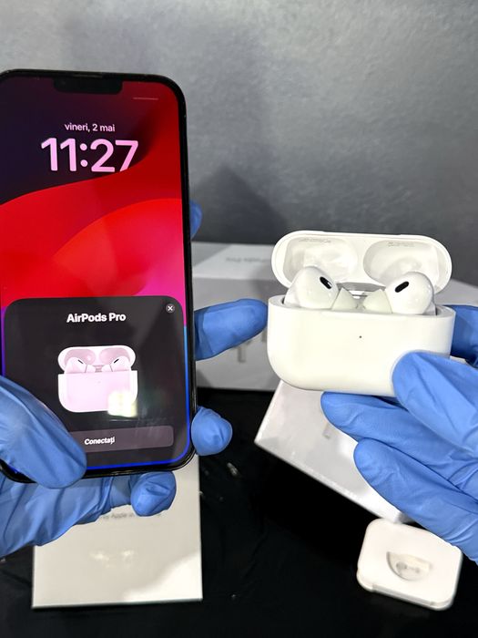 Casti Wireless Airpods Pro 2 / ANC / Ultima Generatie / Livrare rapida