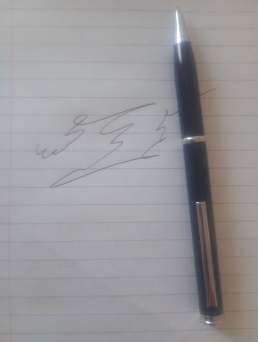 Ручка чёрный нож