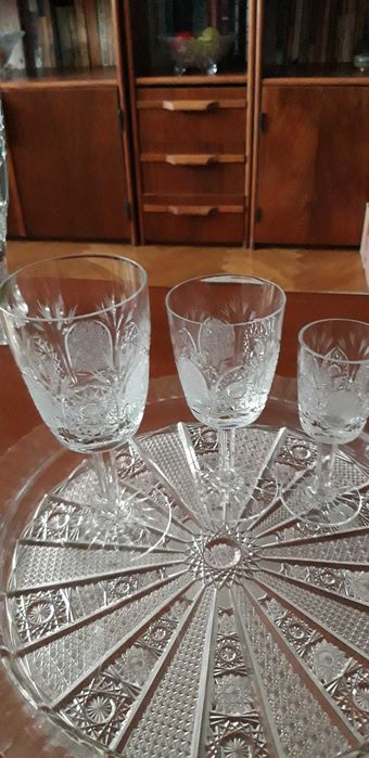 Set 18 pahare cristal 3 dimensiuni