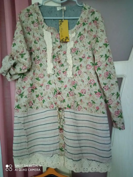 Bluza-tunica noua, L, romantic